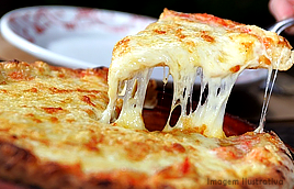 pizza mussarela - Pizzaria San Genaro Ribeirao Pires